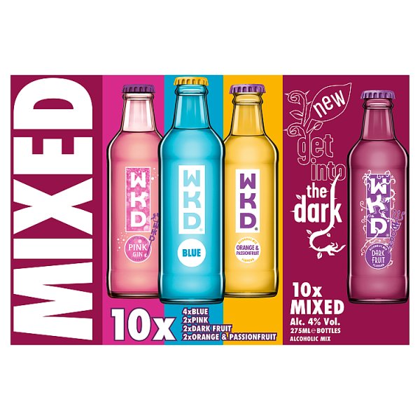 WKD Mixed Pack 10 x 275ml