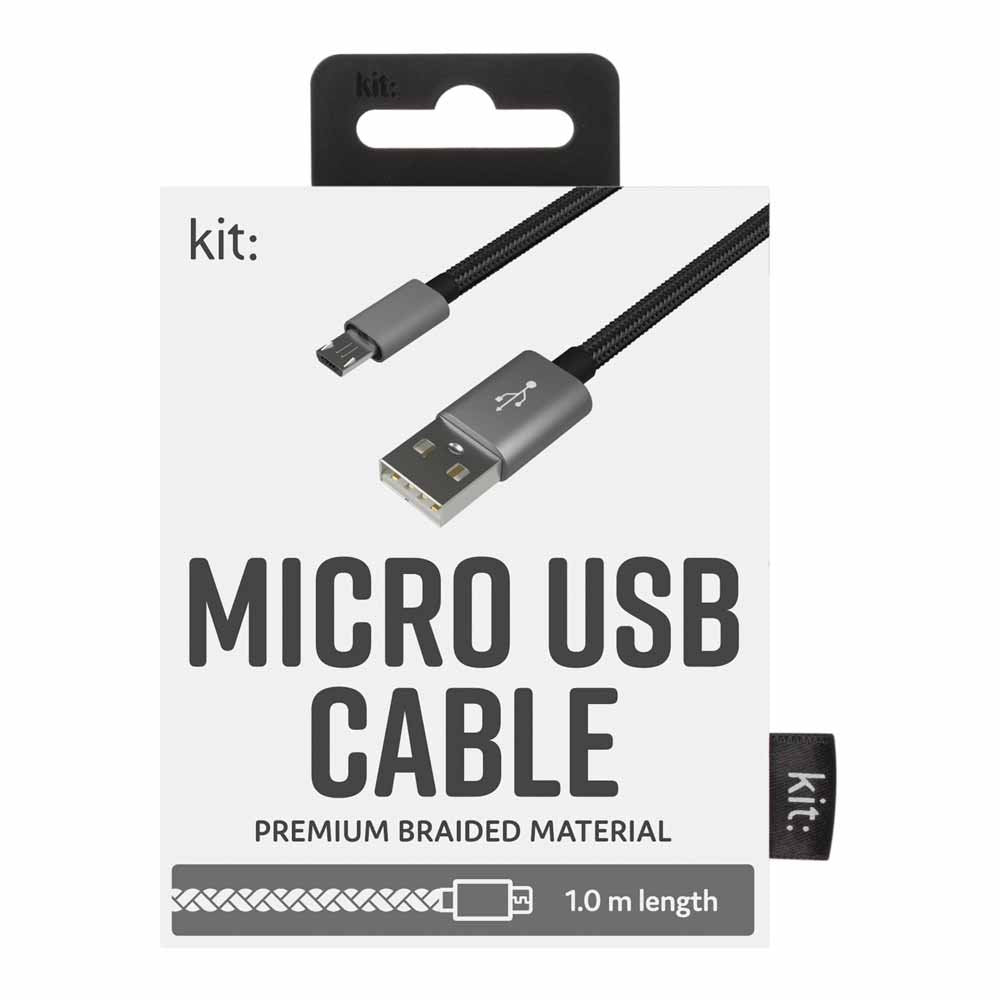 Kit Micro USB Cable Space Grey