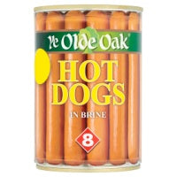 Ye Olde Oak 8 Hotdogs in Brine 400g