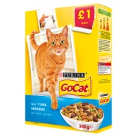 Go-Cat with Tuna, Herring and Added Vegetables 340g