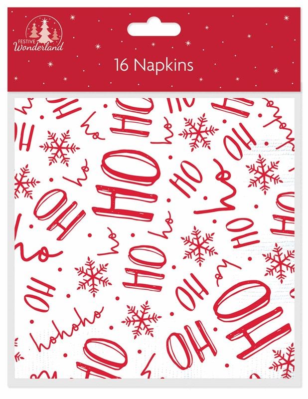 Christmas Paper Napkins 16 pack