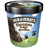 Ben & Jerry's Classic Chocolate Fudge Brownie Ice Cream 465ml