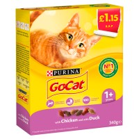 Go-Cat with Chicken and with Duck 1+ Year 340g