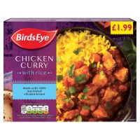 Birds Eye Chicken Curry with Rice