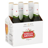 Stella Artois Lager Beer Bottles 6 x 330ml