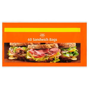 Happy Shopper 60 Sandwich Bags with Fold over top