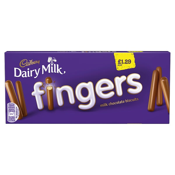 Cadbury Milk Fingers 114g