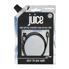 Juice USB - Micro USB Cable - Black 1.5 Mtr
