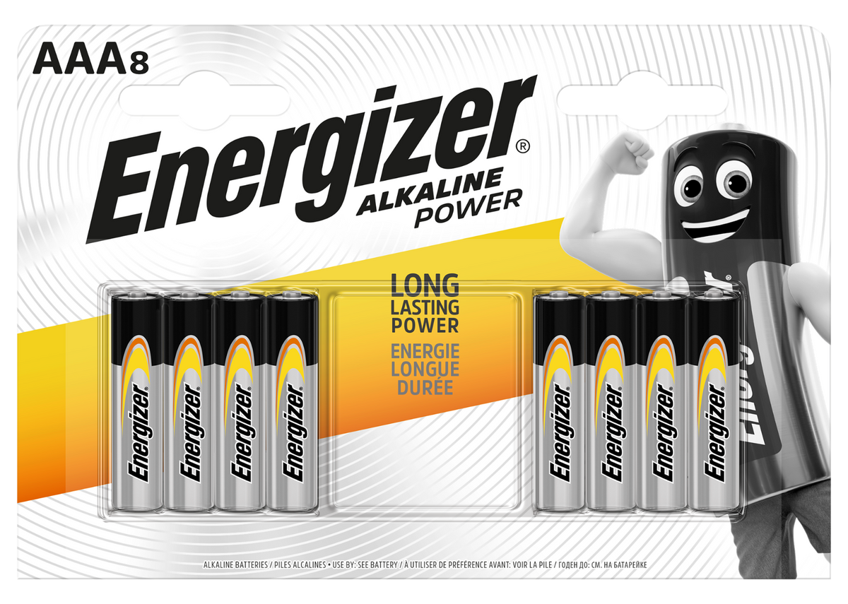 Energizer AAA Batteries 8pk