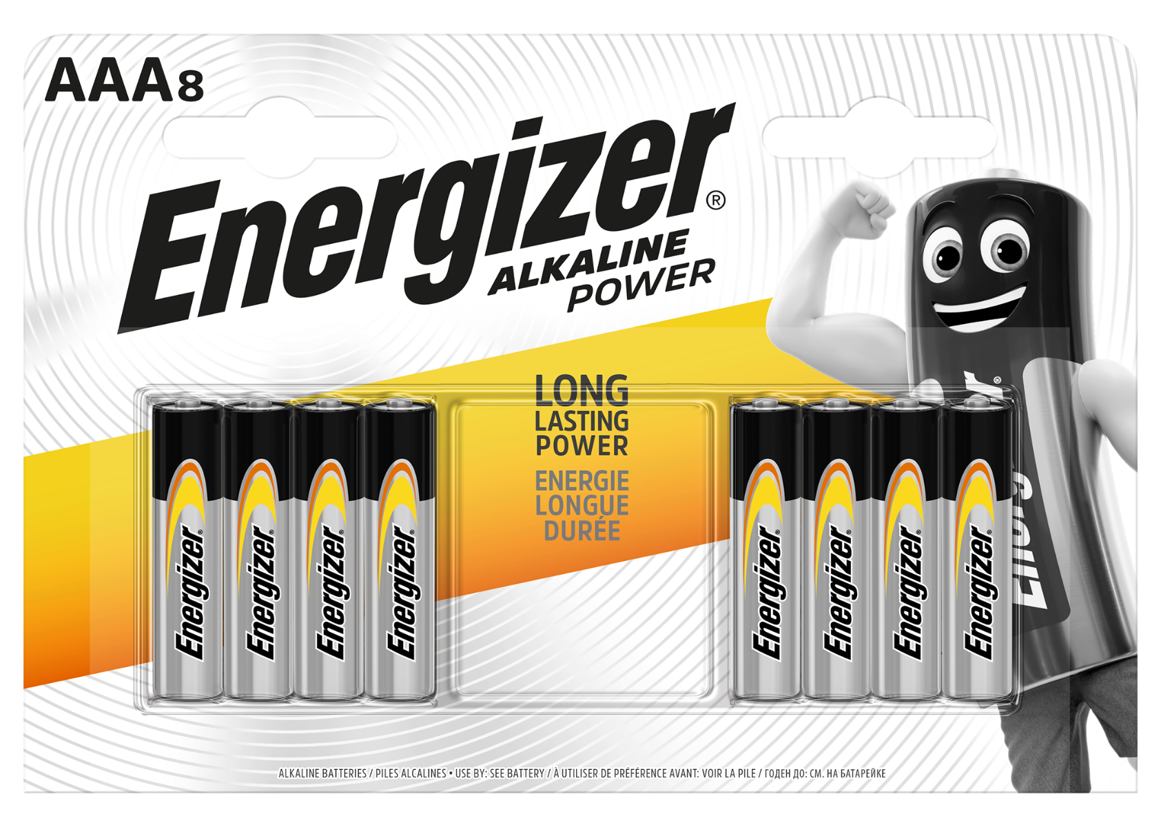 Energizer Alkaline Power AA Batteries 8pk