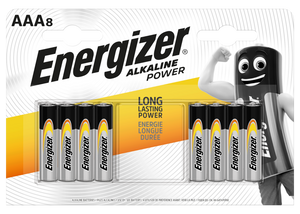 Energizer Alkaline Power AA Batteries 8pk