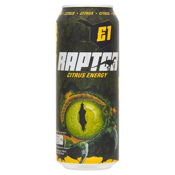 Raptor Citrus Energy 500ml