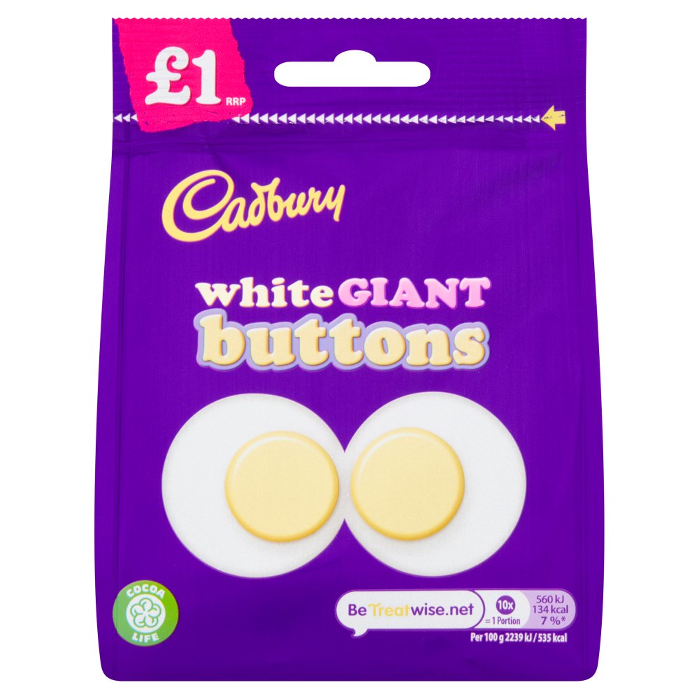 Cadbury White Giant Button 95g