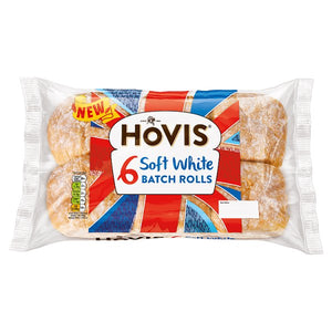 Hovis 6 Soft White Batch Rolls