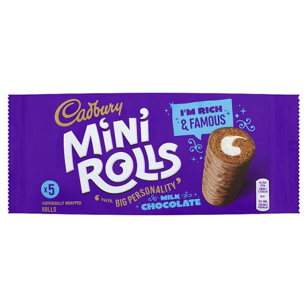 Cadbury Milk Chocolate Mini Rolls x 5