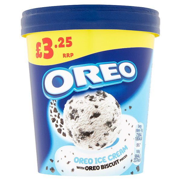Oreo Ice Cream with Oreo Biscuit Pieces 480ml