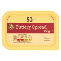 Euro shopper buttery spread 250g