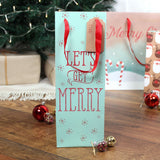 LET'S GET MERRY BOTTLE GIFT BAG