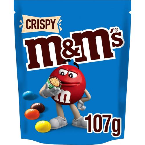 M&M's Crispy Chocolate Pouch 107g