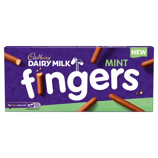 Cadbury Dairy Milk Mint Fingers 114G