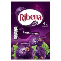 Ribena Blackcurrant 4 x 500ml
