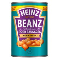 Heinz Beanz with Pork Sausages 415g