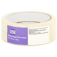 Stationery Essentials Sticky Tape Twin Pack