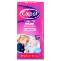 Calpol® Sugar Free Infant Suspension Strawberry Flavour 2+ Months 100ml