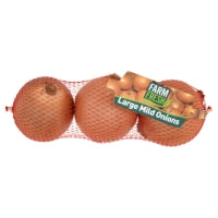 Farm Fresh Large Mild Onions 3s