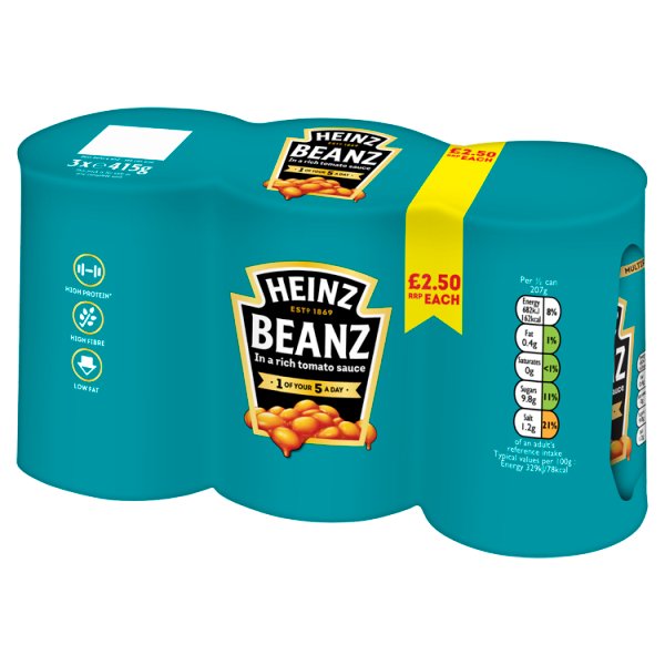 Heinz Baked Bean 3 pack (415g)