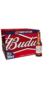 Budweiser 20 x 300ml Bottles