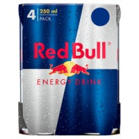 Red Bull Energy Drink, 250ml (4 Pack)