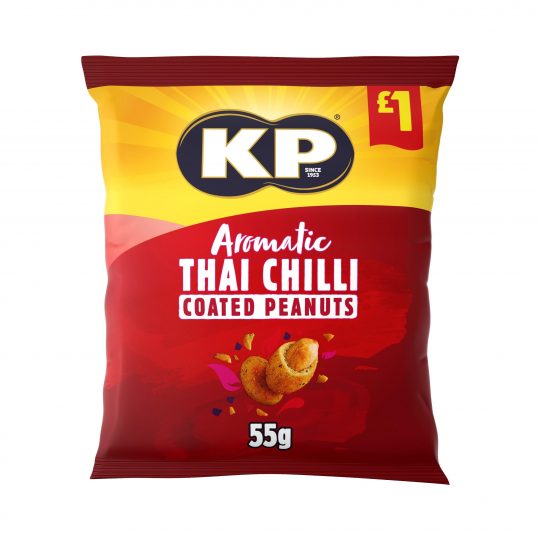 KP Aromatic Thai Chilli Coated Peanuts 55g