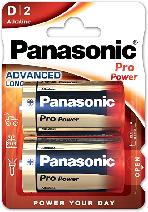 Panasonic D x 2 Batteries