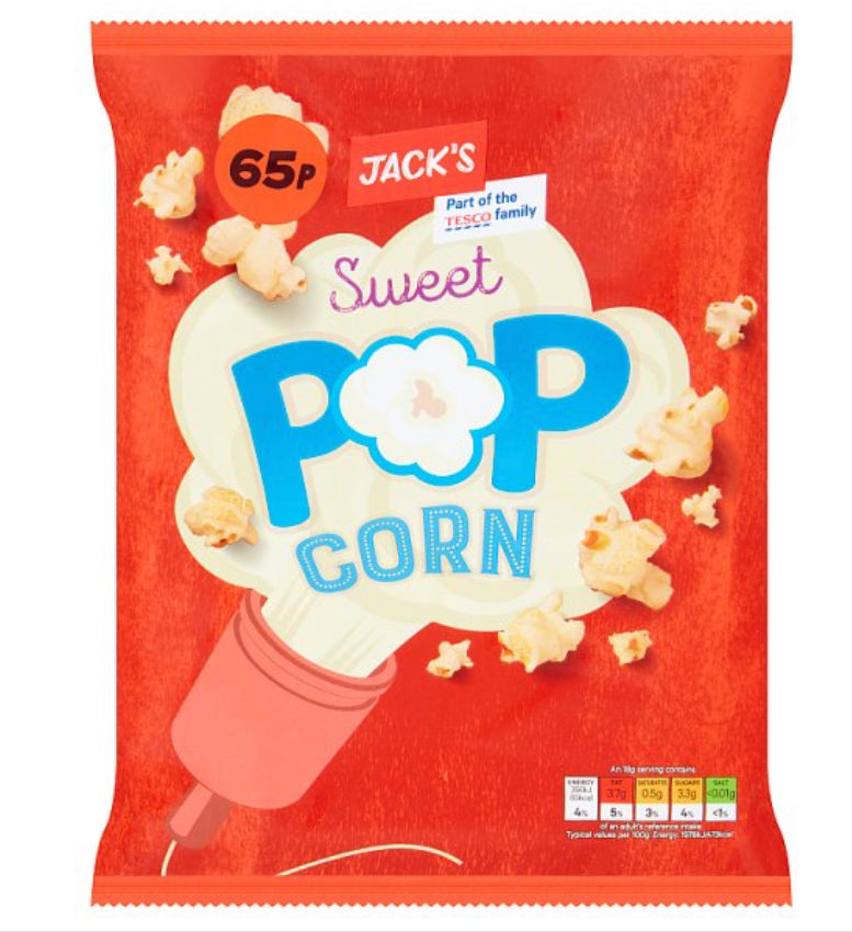 Jack's Sweet Popcorn 55g
