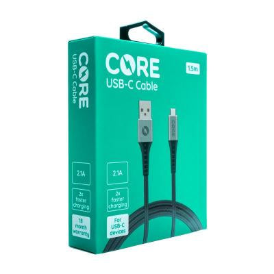 Core Bolt USB-C 1.5m Grey