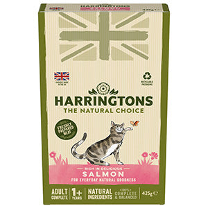Harringtons Complete Dry Cat Food Salmon 425g