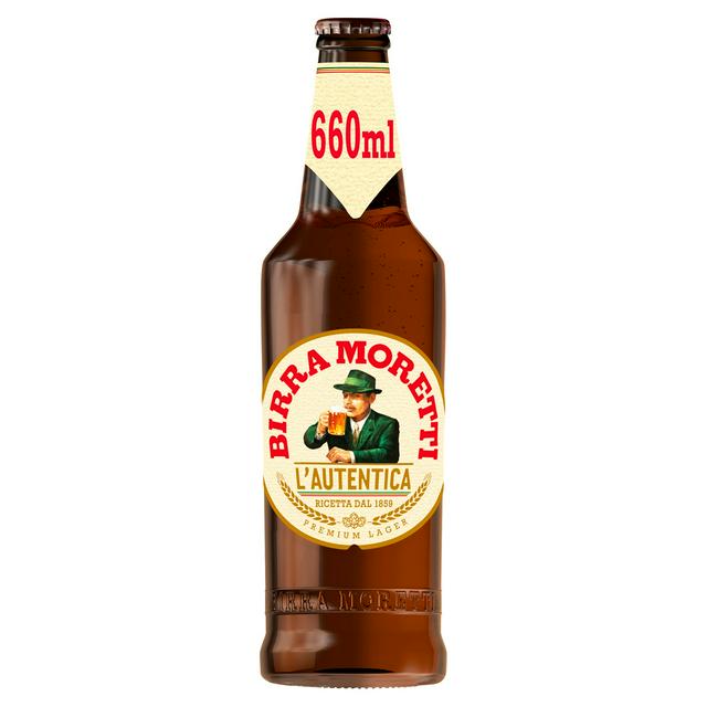 Birra Moretti Lager Beer 660ml Bottle