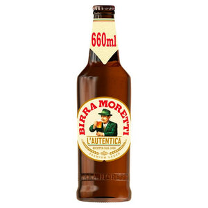 Birra Moretti Lager Beer 660ml Bottle