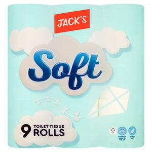 Jack's Luxury Soft 9 Toilet Tissue Rolls