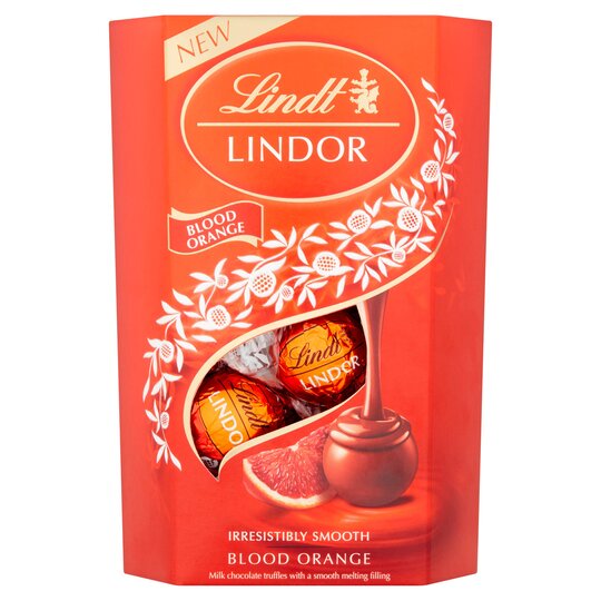 Lindt Lindor Blood Orange 200G