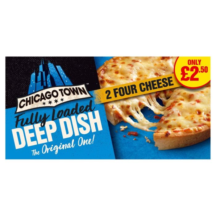 Chicago Town 2 Deep Dish Pizzas 310-320g