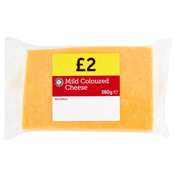 Euro Shopper Mild Coloured Cheese 350g