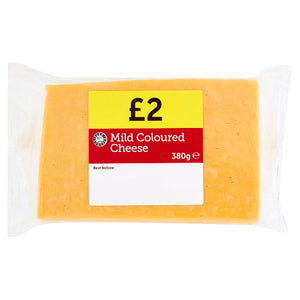 Euro Shopper Mild Coloured Cheese 350g