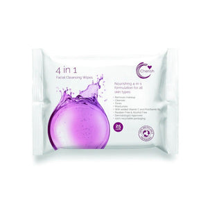 Cherish 3 in 1 Cleansing Wipes 25's