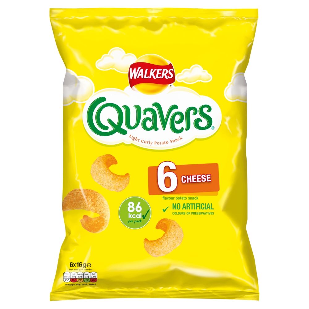 Walkers Quavers 6 Pack