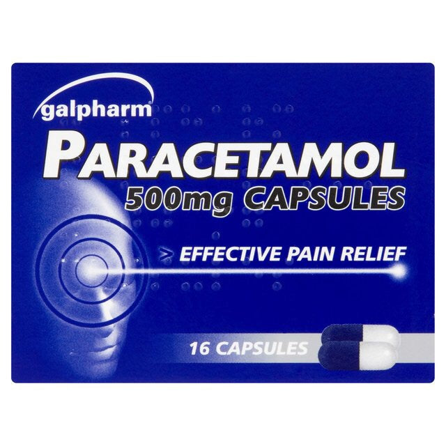 Galpharm Paracetamol 500mg Capsules