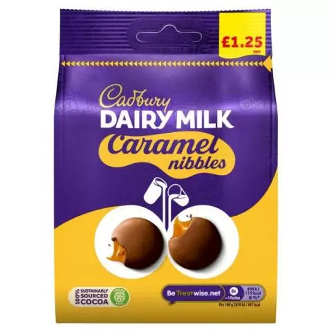Dairy Milk Caramel Nibbles 85g
