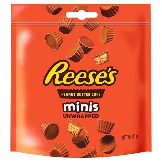 Reese's Minis Unwrapped Peanut Butter Cups 90g