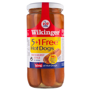 Wikinger Hot Dogs Bockwurst Style in Brine 380g